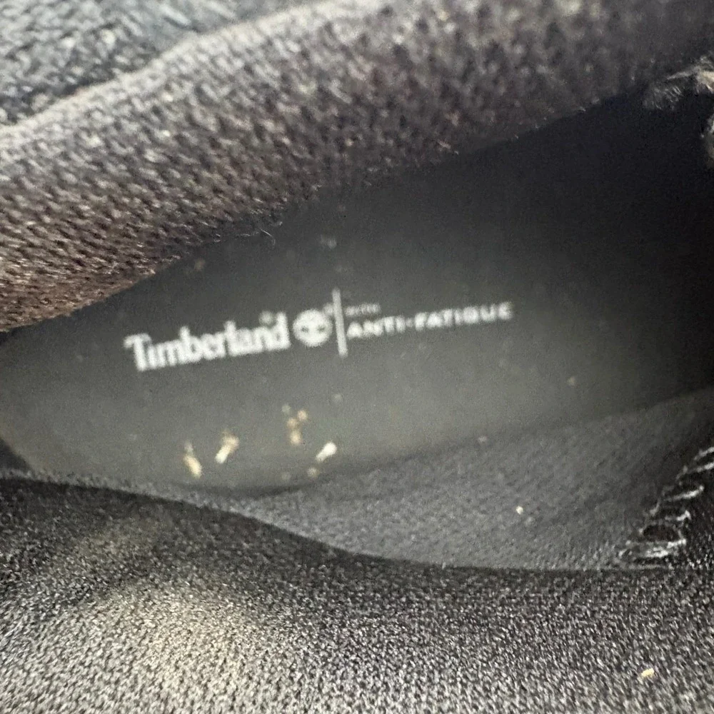 Timberland Mens 11.5 Mt Maddsen Hiking Boots Black Mid Top TimberDRY AntiFatigue